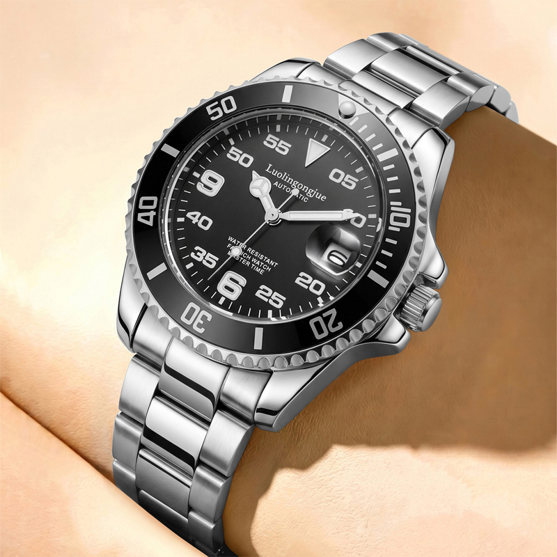 Luxury Watch Name Brands - Luxury Men's Watch, Business-Style Skeleton Automatic