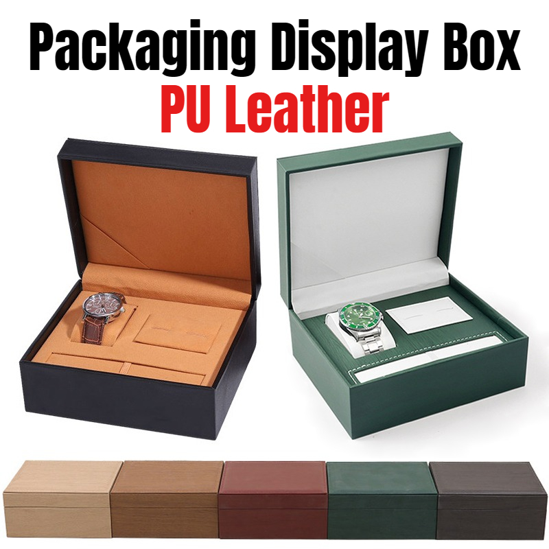 Luxury Watch Collection Box - PU Leather Luxury Jewelry and Cufflink