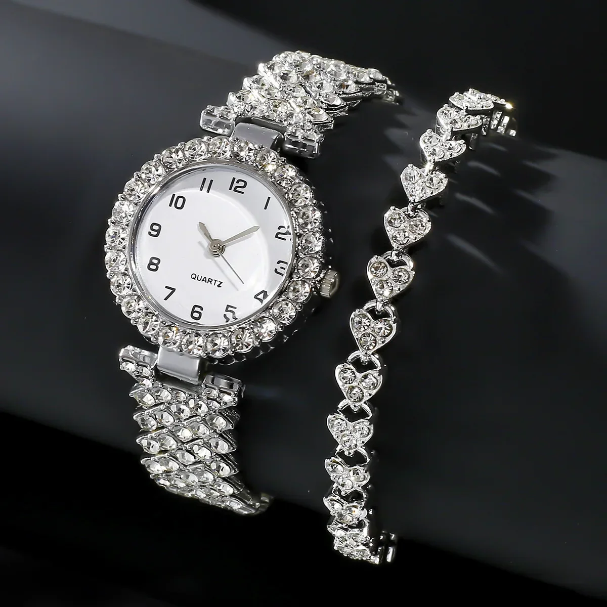 Ladies Luxury Watch - 1pcs/2pcs Luxury Fashion Women Watch Set