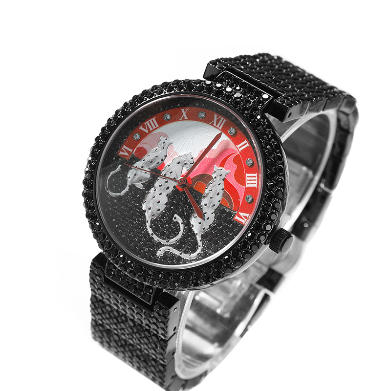 Luxury Watch And Jewelry Brand - Men's Watches Sun and leopard pattern