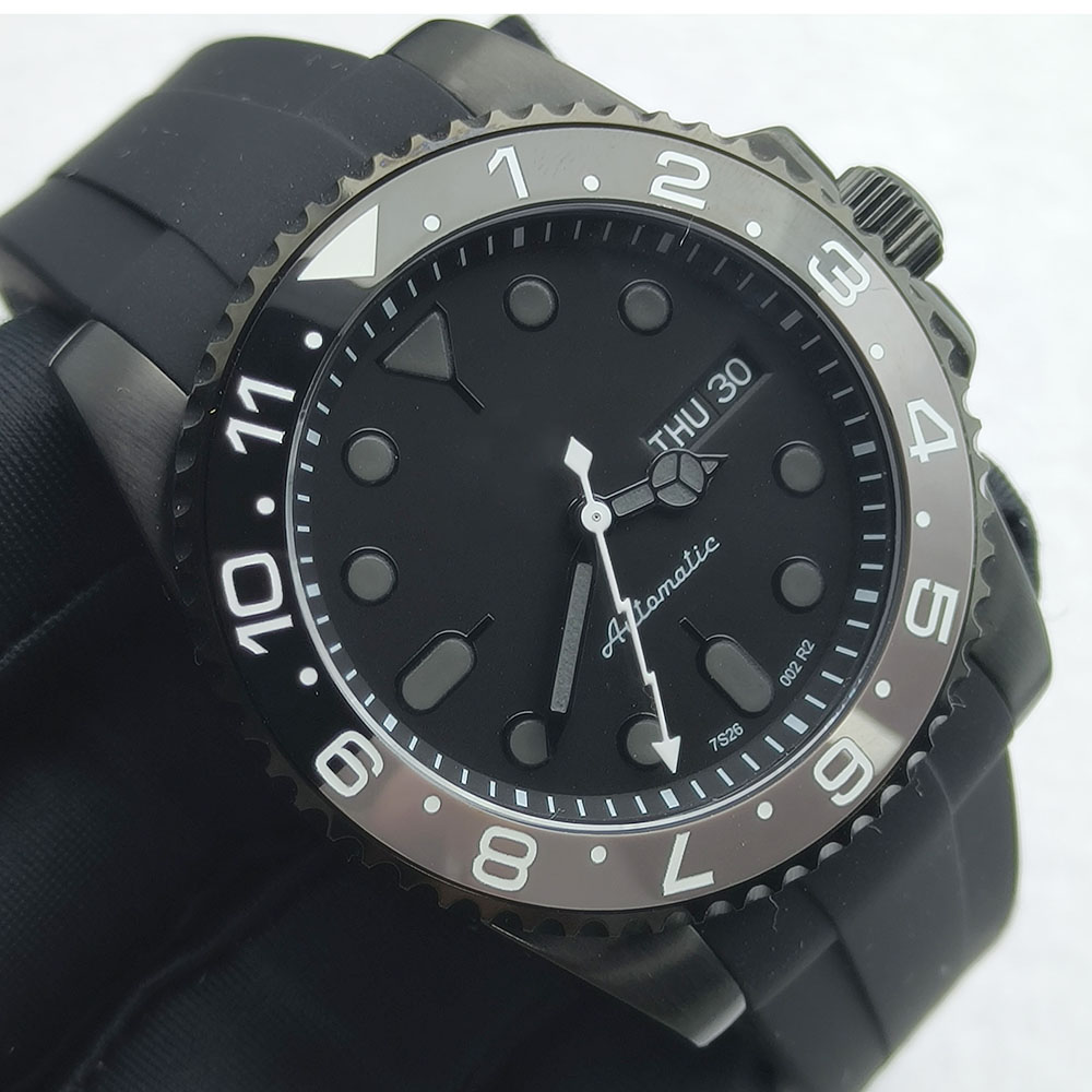 40MM NH36 Watch Black Men's St - Sapphire Crystal Display review and price