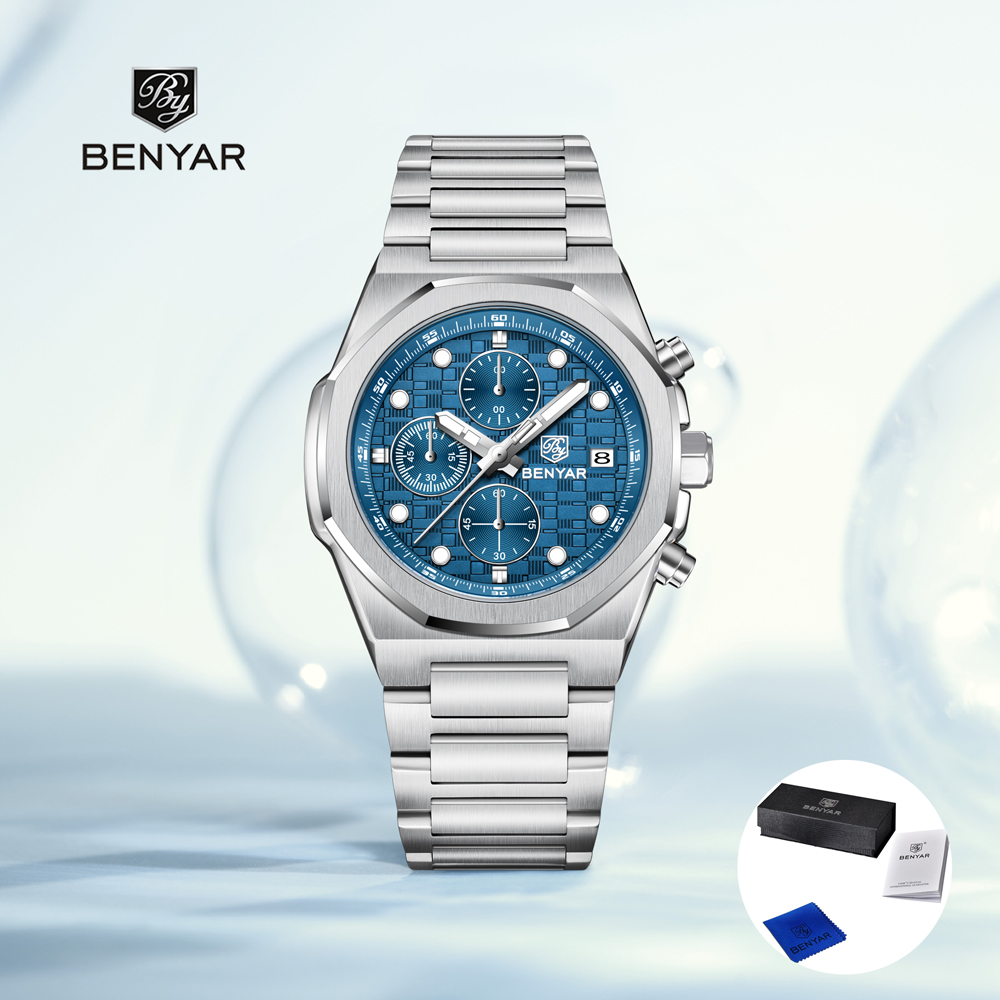 2025 New BENYAR Men's Watches  - Luxury Watch Display review and price