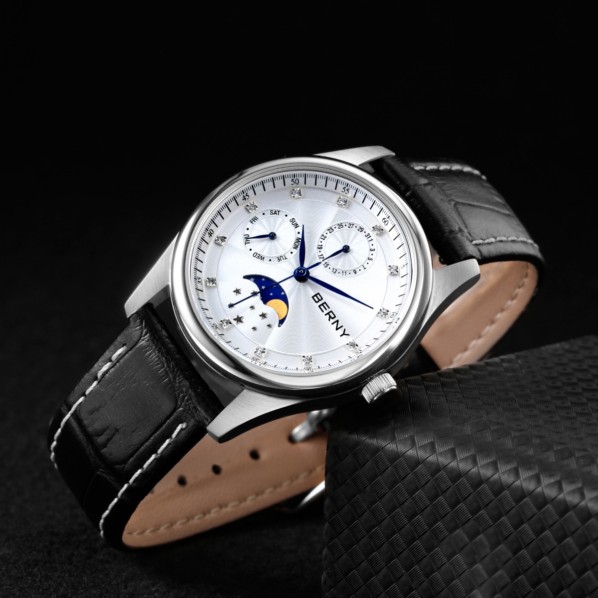 BERNY Women's Watches Calendar - Sapphire Crystal Display review and price