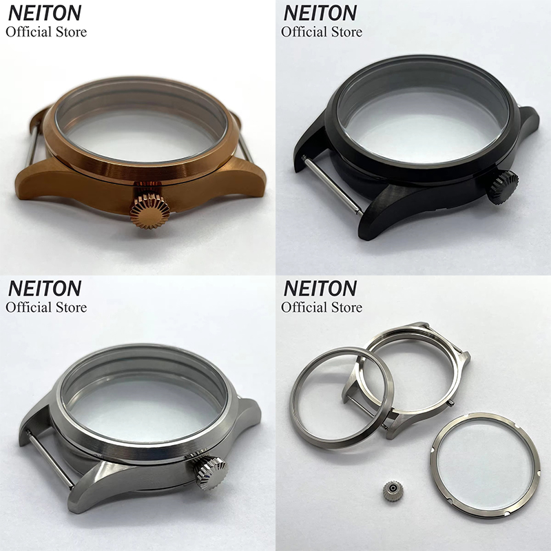 NEITON 42mm Manual Watch Case  - Sapphire Crystal Display review and price