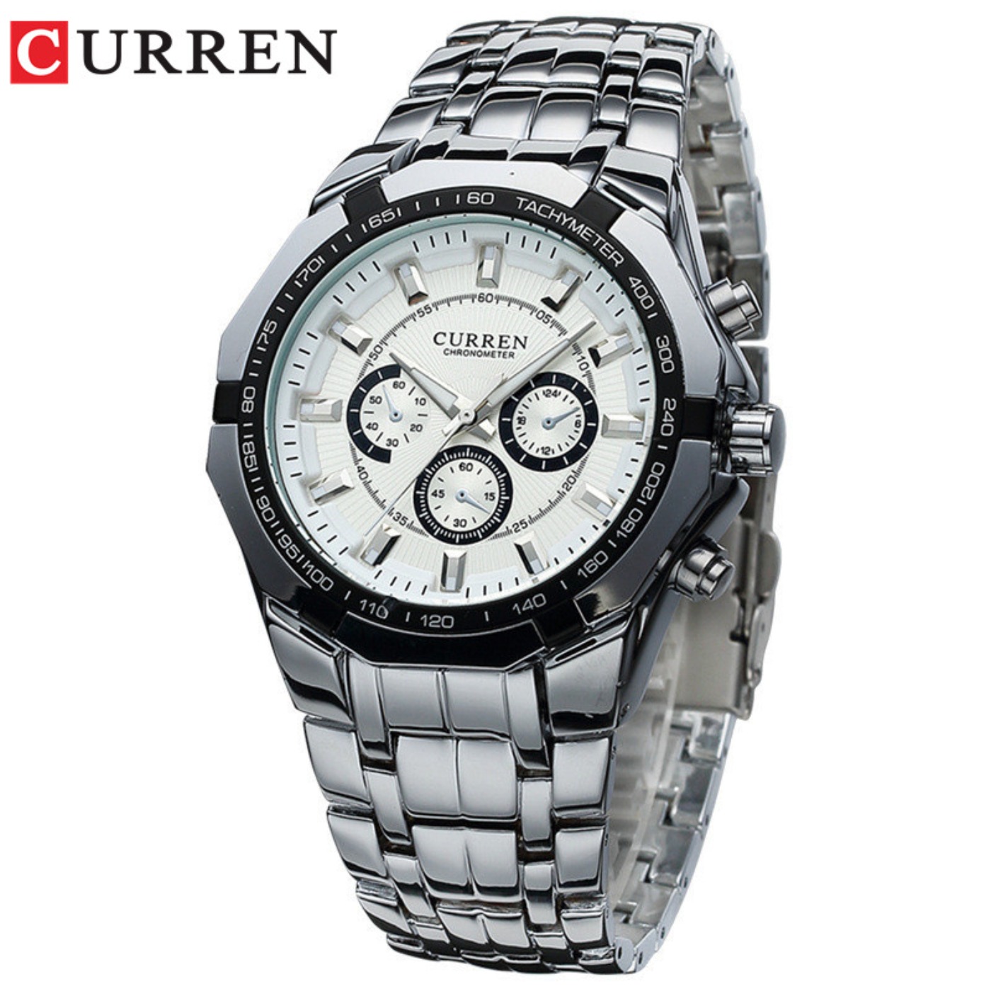 CURREN Men Luxury Brand Milita - Luxury Watch Display review and price