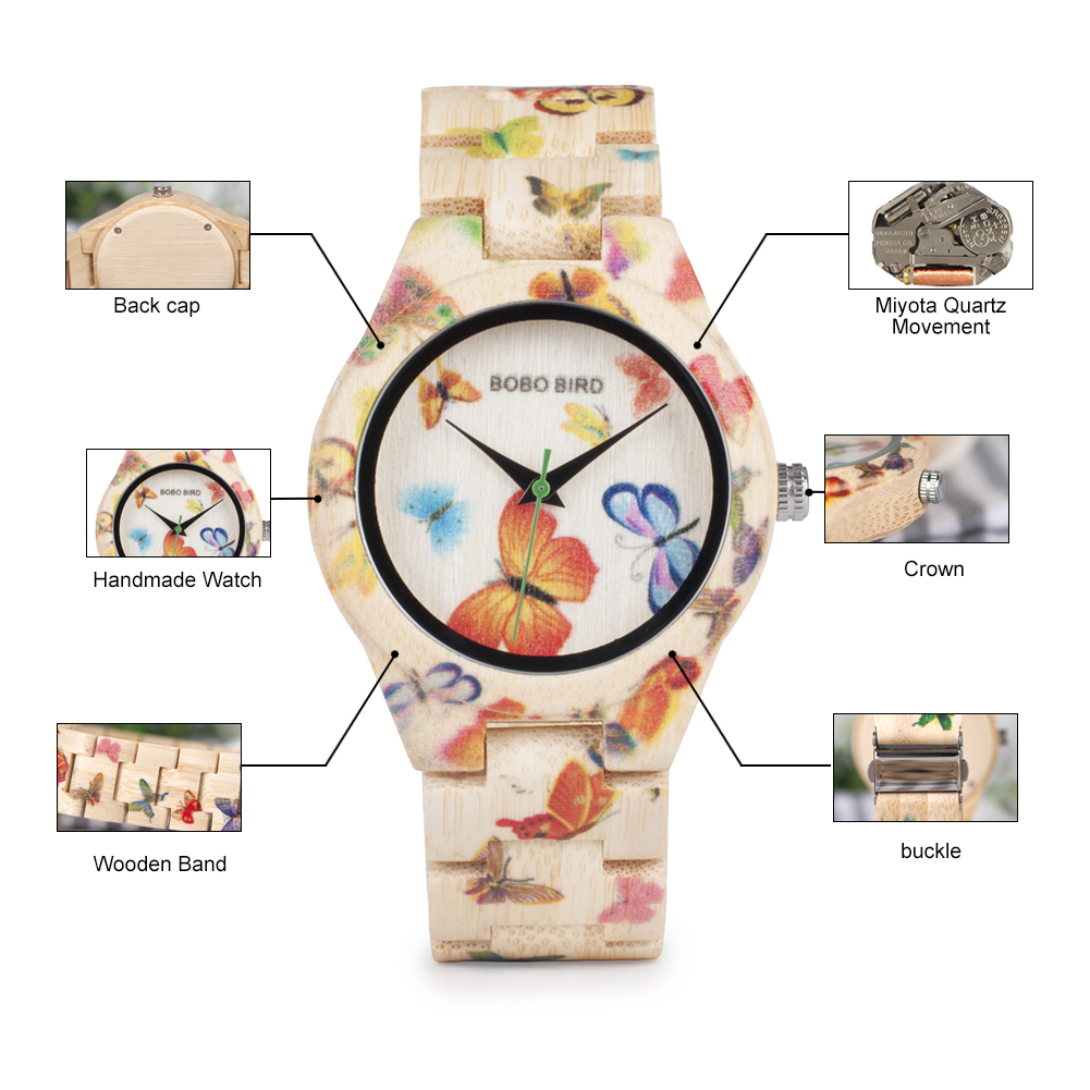 BOBO BIRD Wood Women Watches L - Ladies Luxury Watch review and price