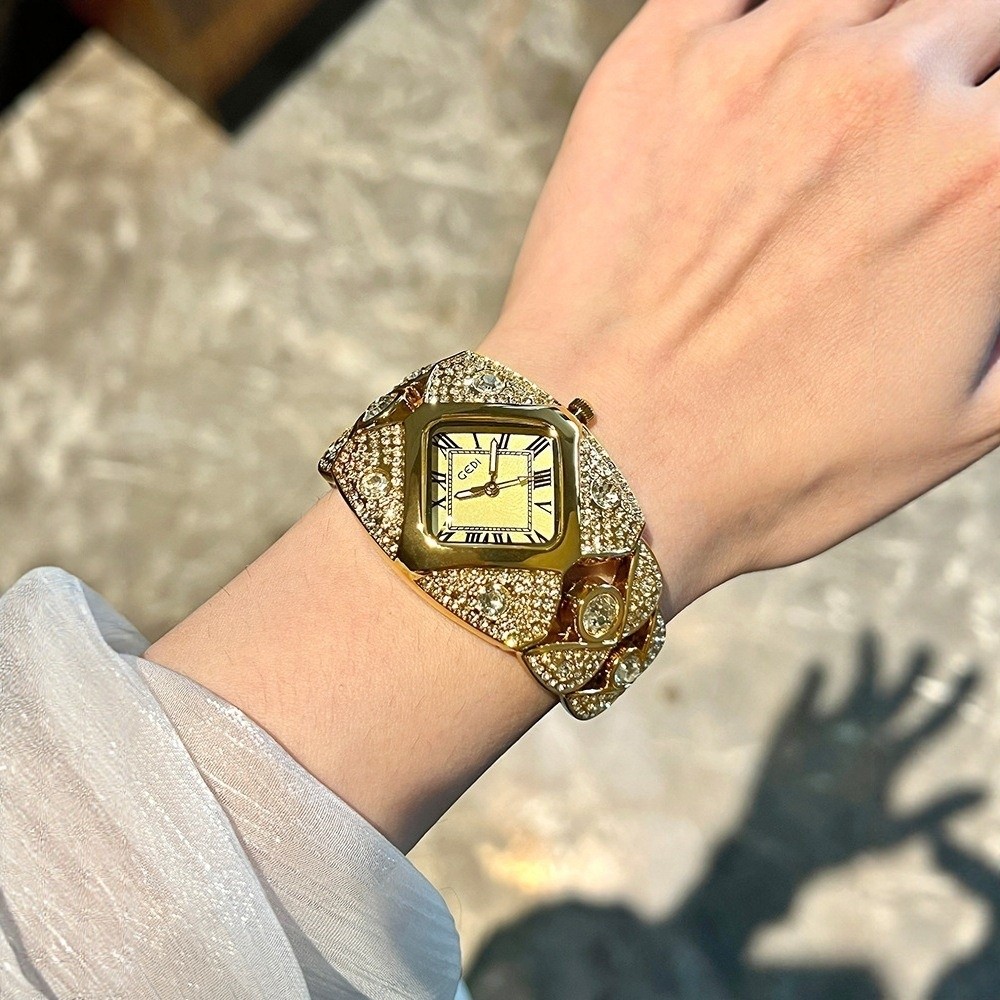 New Diamond Inlaid Bracelet Wa - Luxury Watch And Jewelry Brand review and price