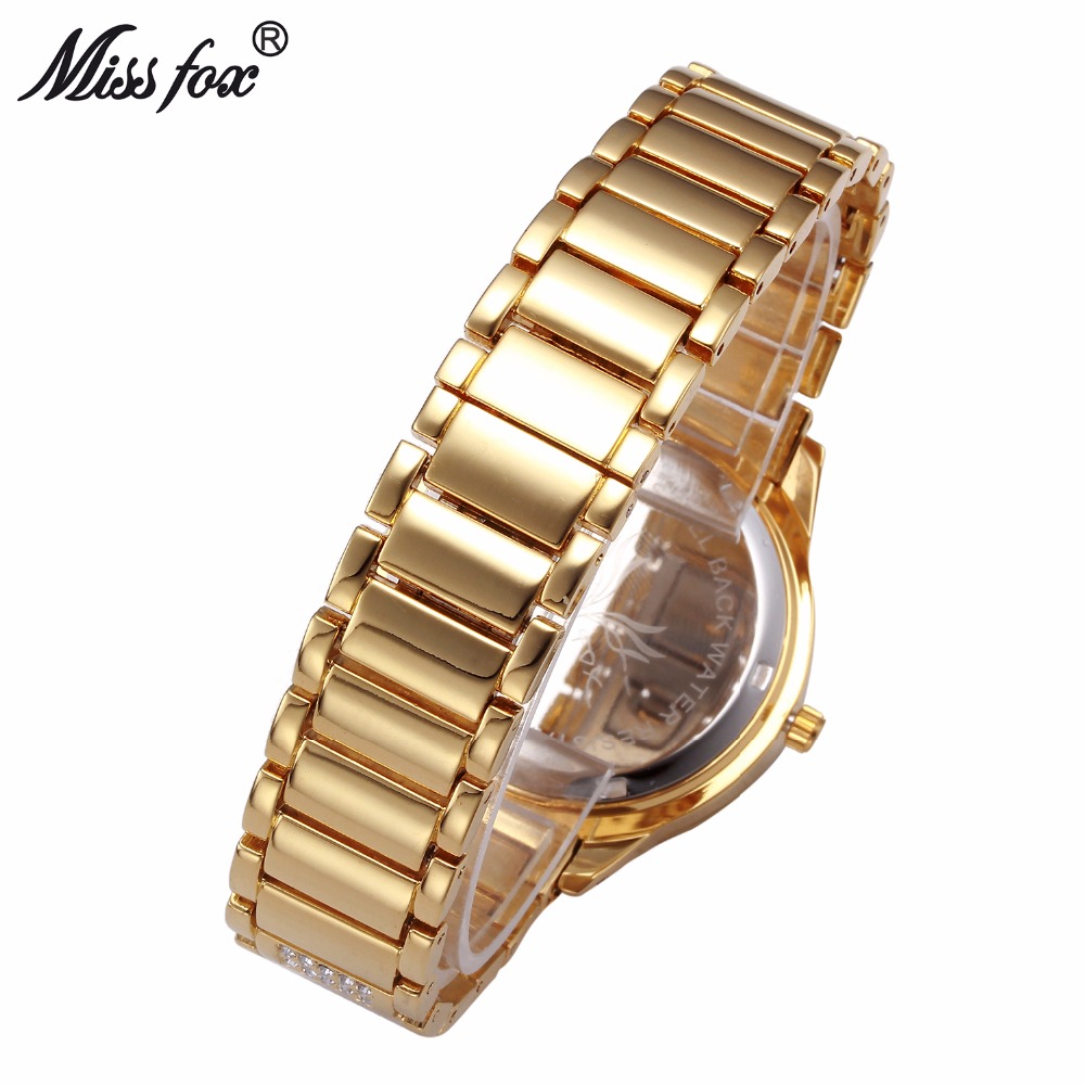 MISSFOX Ladies Gold Party Watc - Luxury Watch In China review and price