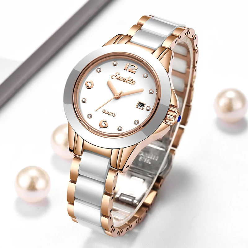 Sunkta Fashion Casual Quartz W - Ladies Luxury Watch review and price
