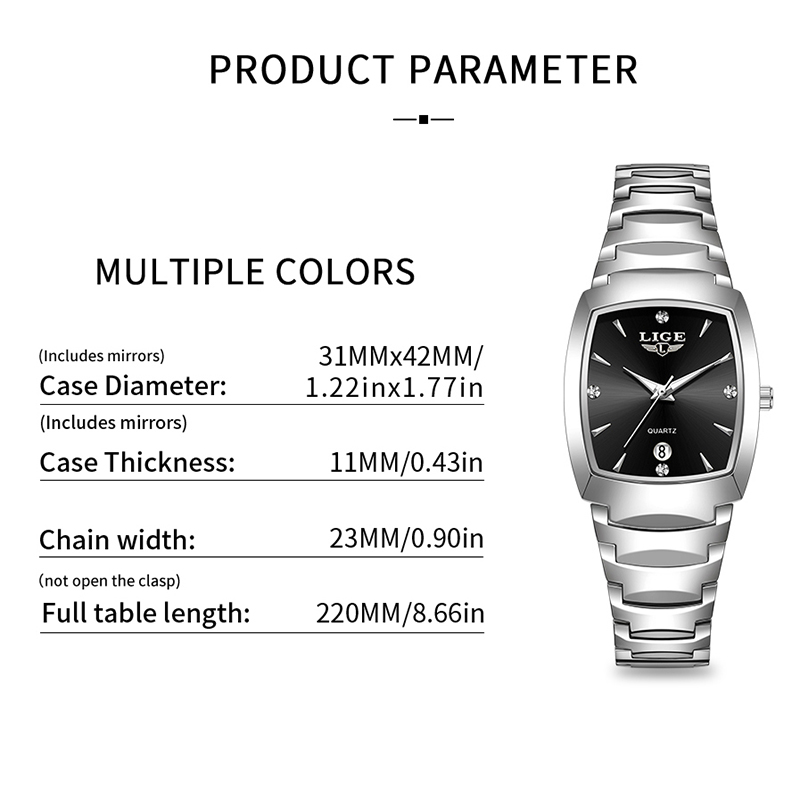 LIGE Watch women Business Luxu - Ladies Luxury Watch review and price