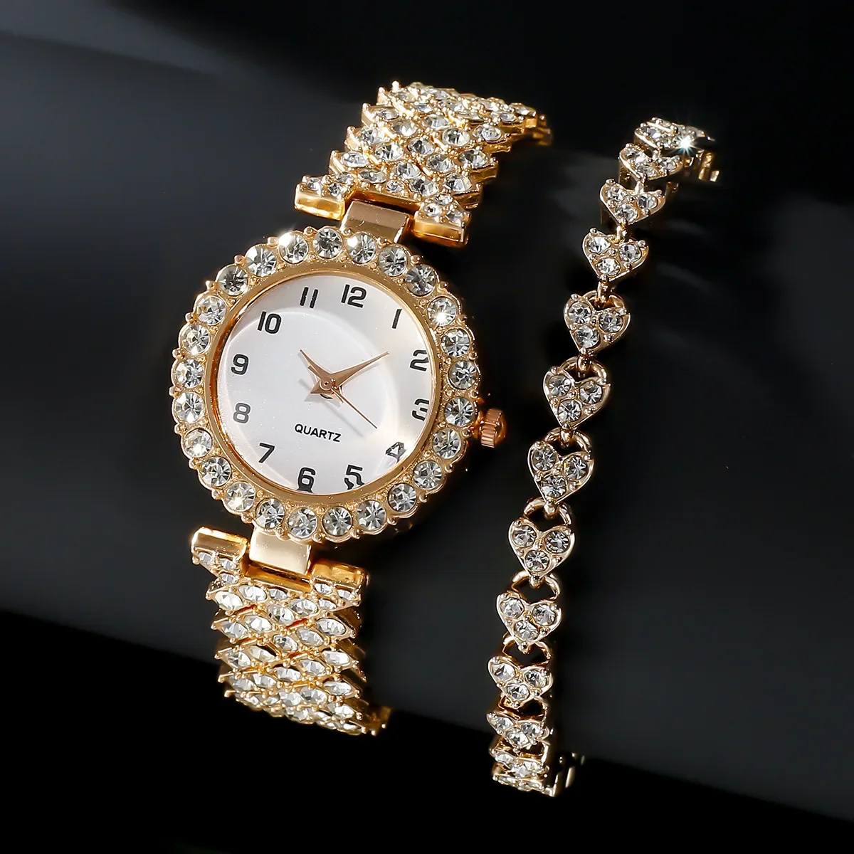 1pcs/2pcs Luxury Fashion Women - Ladies Luxury Watch review and price