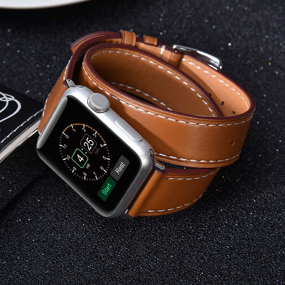 Double Tour Strap for Apple wa - Luxury Watch Hermes review and price