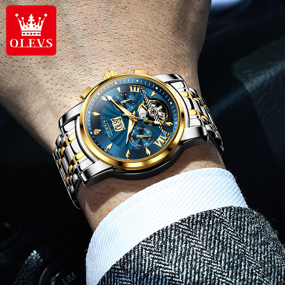OLEVS Men Watches Luxury Fashi - Luxury Watch Display review and price