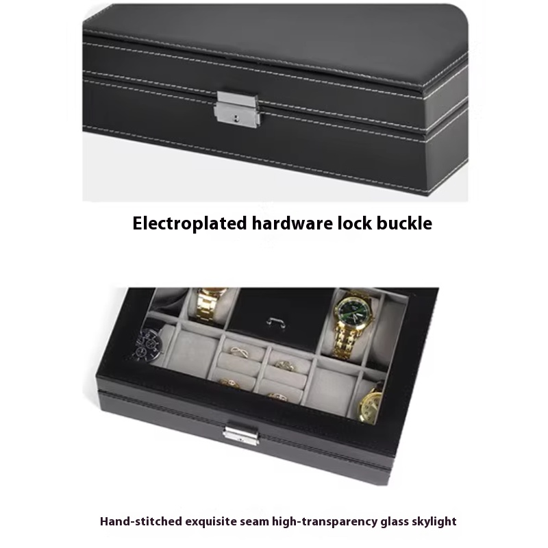 Leather Watch Box Multi-Functi - Luxury Watch And Jewelry Brand review and price